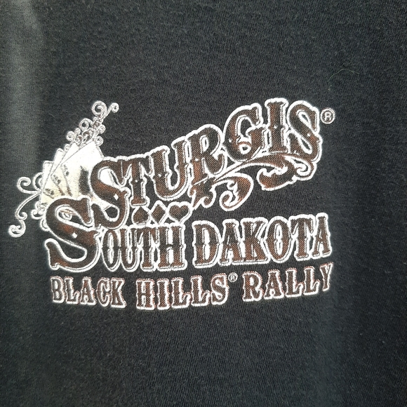 Harley Davidson tee Sturgis South Dakota Black Hills Rally t shirt size 3XL - Picture 3 of 5